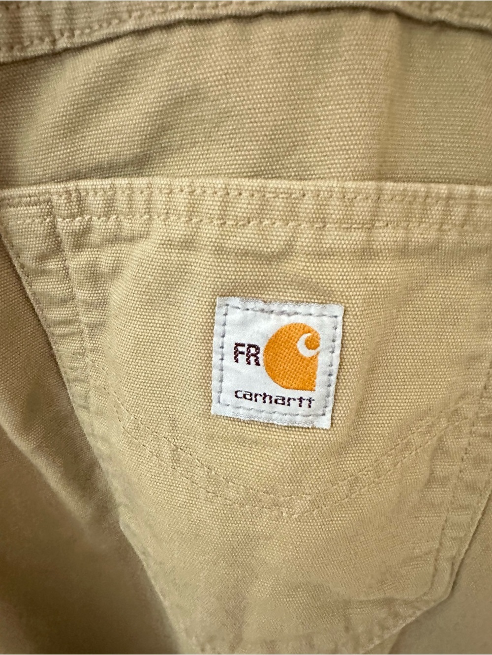 Carhartt Fire Resistant tan workwear utility straight leg pant 39X29 - Picture 13 of 14